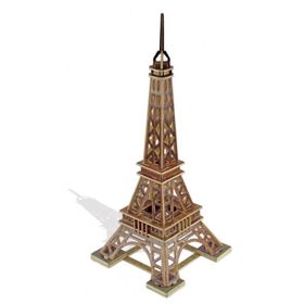Educa 63 Parça 3D Eyfel Kulesi Maket Ahşap Puzzle