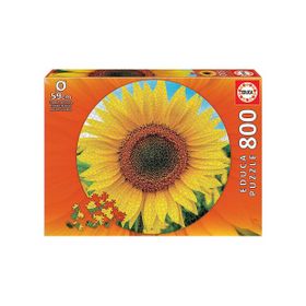 Educa 800 Parça Ayçiçeği Yuvarlak Puzzle