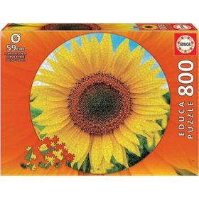 Educa 800 Parça Ayçiçeği Yuvarlak Puzzle