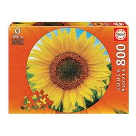 Educa 800 Parça Ayçiçeği Yuvarlak Puzzle