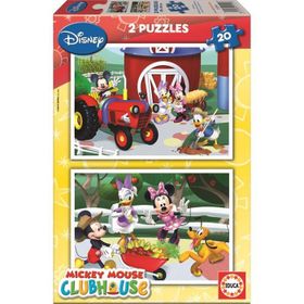 Educa Ahşap Domino Mickey Mouse Puzzle