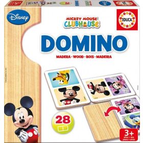 Educa Ahşap Domino Mickey Mouse Puzzle