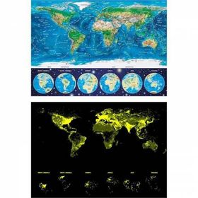 Educa Antique World Map 1000 Parça Puzzle