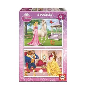 Educa Aurora Beauty 2X48 Parça Puzzle