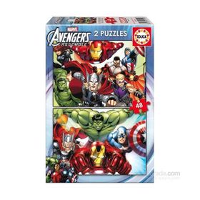 Educa Avengers-2X48 Parça Çocuk Puzzle