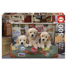 Educa Bagajdaki Yavru Köpekler 500 Parça Puzzle