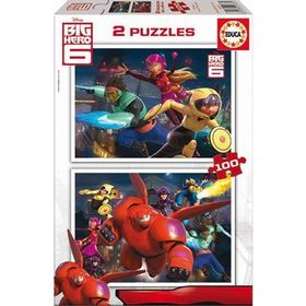 Educa Big Hero 6 2x100 Çocuk Puzzle