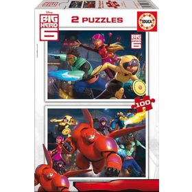 Educa Big Hero 6 2x100 Çocuk Puzzle