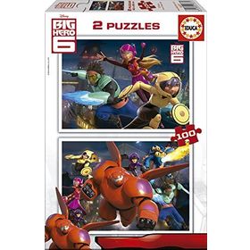 Educa Big Hero 6 2x100 Çocuk Puzzle
