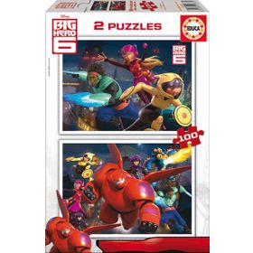 Educa Big Hero 6 2x100 Çocuk Puzzle
