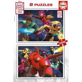 Educa Big Hero 6 2x100 Çocuk Puzzle