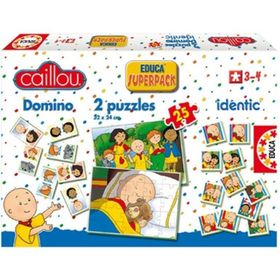Educa Caillou Superpack-EDU14094 Puzzle