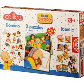 Educa Caillou Superpack-EDU14094 Puzzle