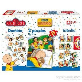 Educa Caillou Superpack-EDU14094 Puzzle