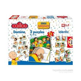 Educa Caillou Superpack-EDU14094 Puzzle