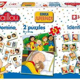 Educa Caillou Superpack-EDU14094 Puzzle