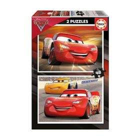 Educa Cars 3 2x48 Parça Ahşap Puzzle