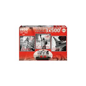 Educa Deco 3x500 Parça Puzzle