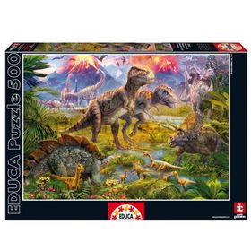 Educa Dinosaur Gathering 500 Parça Puzzle