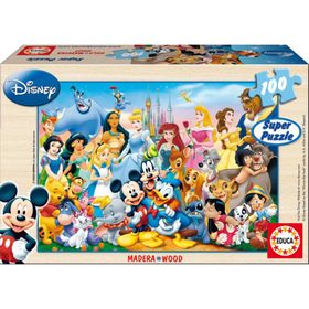 Educa Disney Harikalar Diyarı 100 Parça Ahşap Puzzle