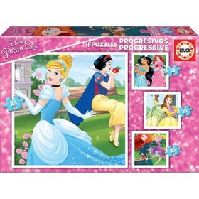 Educa Disney Princess 12+16+20+25 Parça Puzzle