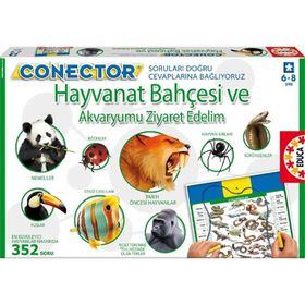 Educa EDU15397 Connector Hayvanat Bahçesi ve Akvaryumu Ziyaret Edelim Eğitici Oyun