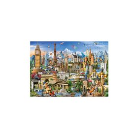Educa Europe Landmarks 2000 Parça Puzzle