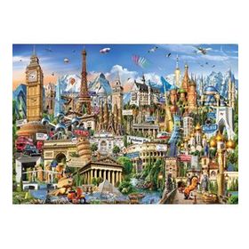 Educa Europe Landmarks 2000 Parça Puzzle