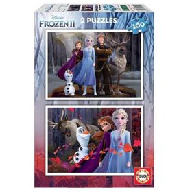 Educa Frozen 2 Fsc 2x 100 Parça Puzzle