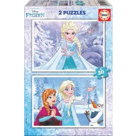 Educa Frozen 2x20 Parça Puzzle