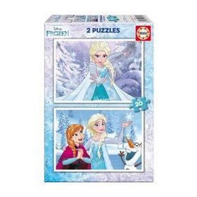 Educa Frozen 2x20 Parça Puzzle