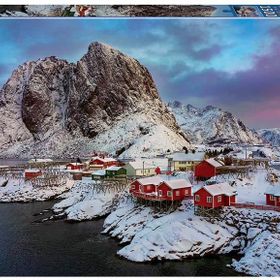 Educa Island in Hardanger F. Jord, Norway Puzzle