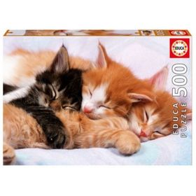 Educa Kediler-Kittens 500 Parça Puzzle