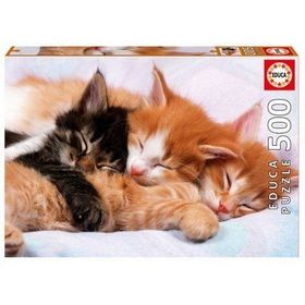 Educa Kediler-Kittens 500 Parça Puzzle