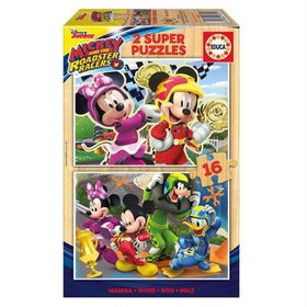Educa Mickey And The Roadster Racers 2x16 Ahşap Puzzle