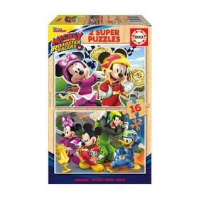 Educa Mickey And The Roadster Racers 2x16 Ahşap Puzzle