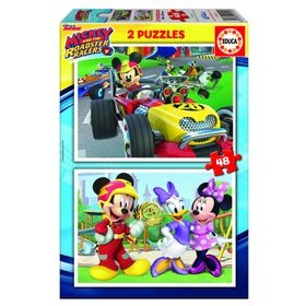 Educa Mickey Roadster Racers 2x48 Parça Çocuk Puzzle