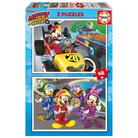Educa Mickey Roadster Racers 2x48 Parça Çocuk Puzzle