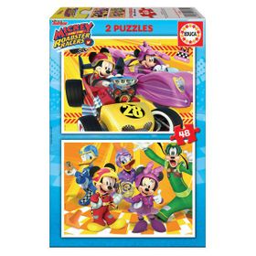 Educa Mickey Roadster Racers 2x48 Parça Çocuk Puzzle