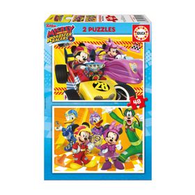 Educa Mickey Roadster Racers 2x48 Parça Çocuk Puzzle