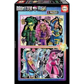 Educa Monster High 2x100 Parça Puzzle