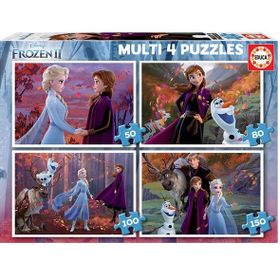 Educa Multi 4 Frozen 2 50+8 Puzzle