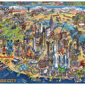 Educa New York Şehir Haritası 500 Parça Puzzle