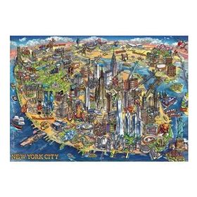 Educa New York Şehir Haritası 500 Parça Puzzle