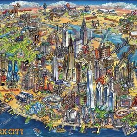 Educa New York Şehir Haritası 500 Parça Puzzle