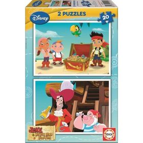 Educa Pirates 2 X 20 Parça Karton Puzzle