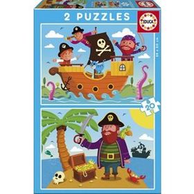 Educa Pirates 2x20 Parça Çocuk Puzzle