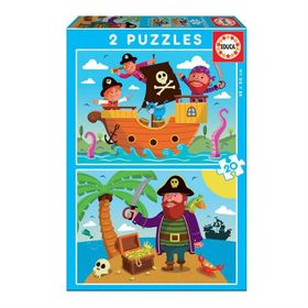Educa Pirates 2x20 Parça Çocuk Puzzle