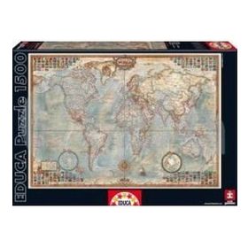 Educa Political Map Of The World 1500 Parça Puzzle