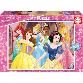 Educa Princesses 100 Parça Karton Puzzle